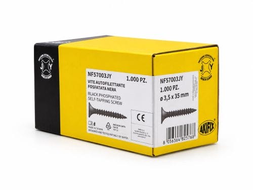 Parafuso Fosfatado Placa JY 3.5x35 - cx1000 un